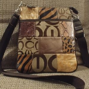 Brown shoulder bag